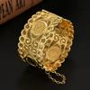 Bracelet de mariée algérienne Bijoux avec motif de pièce de monnaie graphique Napoléon Finement sculpté, Un accessoire de poignet pour robe de mariée corsage