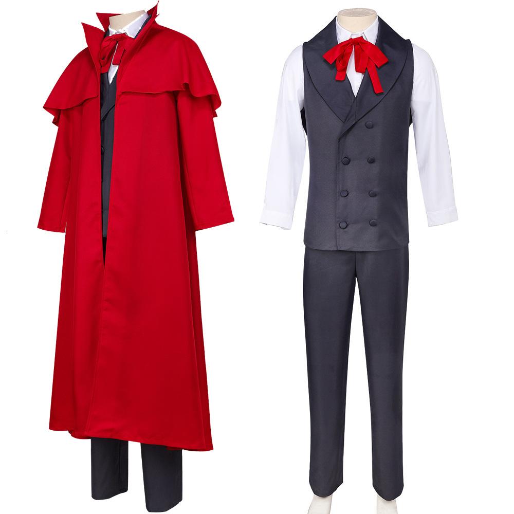Costume Cosplay di Alucard, Abito da Palco Anime del Gruppo Cavaliere di Hellsing Ultimate