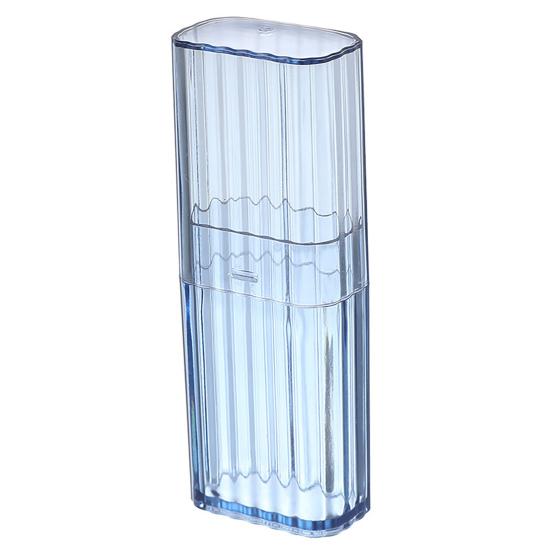Boîte de rangement pour cure-dents, mini étui de rangement portable en plastique transparent pour cure-dents pour voyage