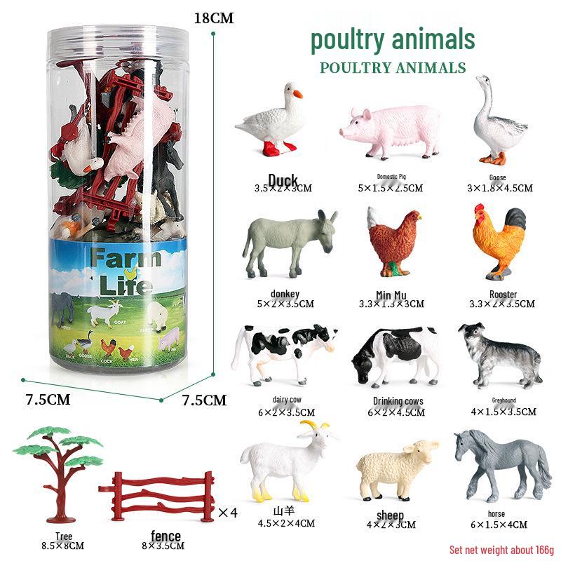 Mini Dinosaur, Insect, and Marine Animal Toys for Kids