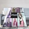 Nana Osaki Knitted Blankets Flannel Classic Anime Manga Super Soft Throw Blanket for Airplane Travel Bedspread