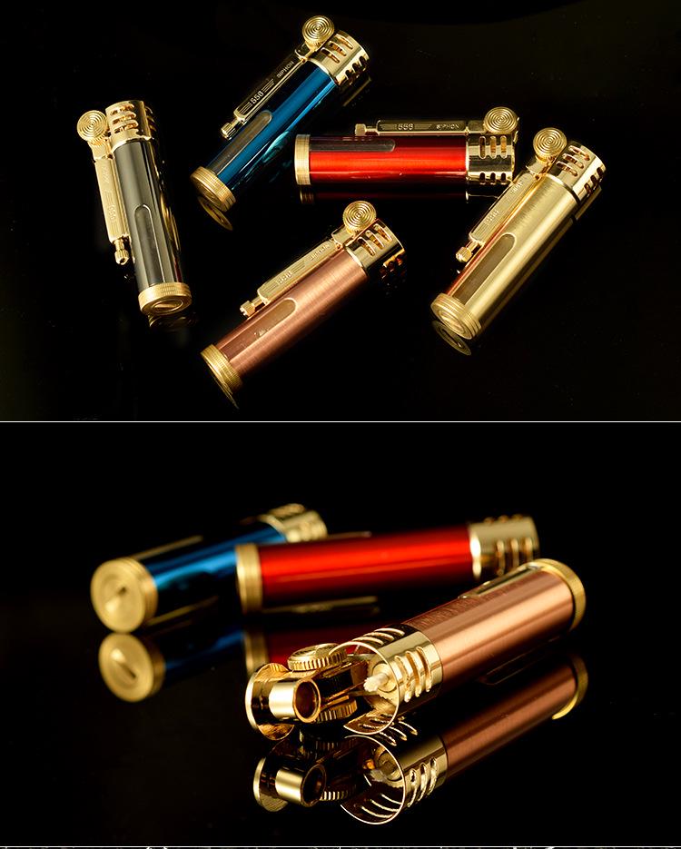Zorro 556 Transparent Brass Kerosene Lighter - Metal Gift for Men
