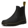 Dr. Martens Leather Casual Comfortable Mid-Calf Chelsea Boots Unisex Boots Black 26002001