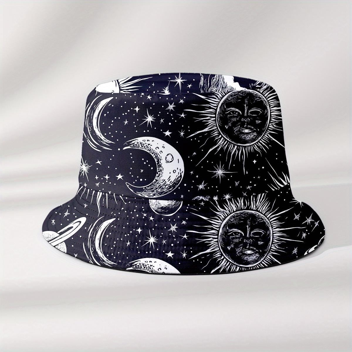

Featuring Sun Moon and Star Designs Suitable for Both Men and Women This Fashionable Summer Hat Is the Perfect Choice