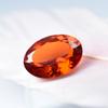 CERTIFIED 10.70 Ct Orange Sapphire Oval Cut Natural Jewelry Making Rare Gemstone