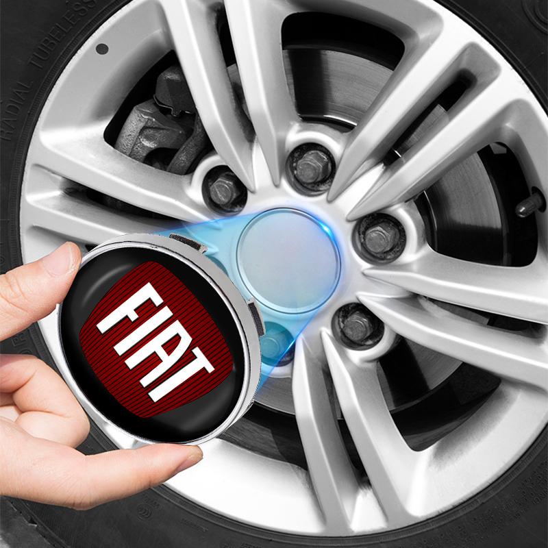4 buc 60mm Capac Central Roată Mașină Capac Jantă Embleme Autocolante Pentru Fiat 500 Punto 125 500 Bravo Stilo Panda Abarth Tipo Viaggio