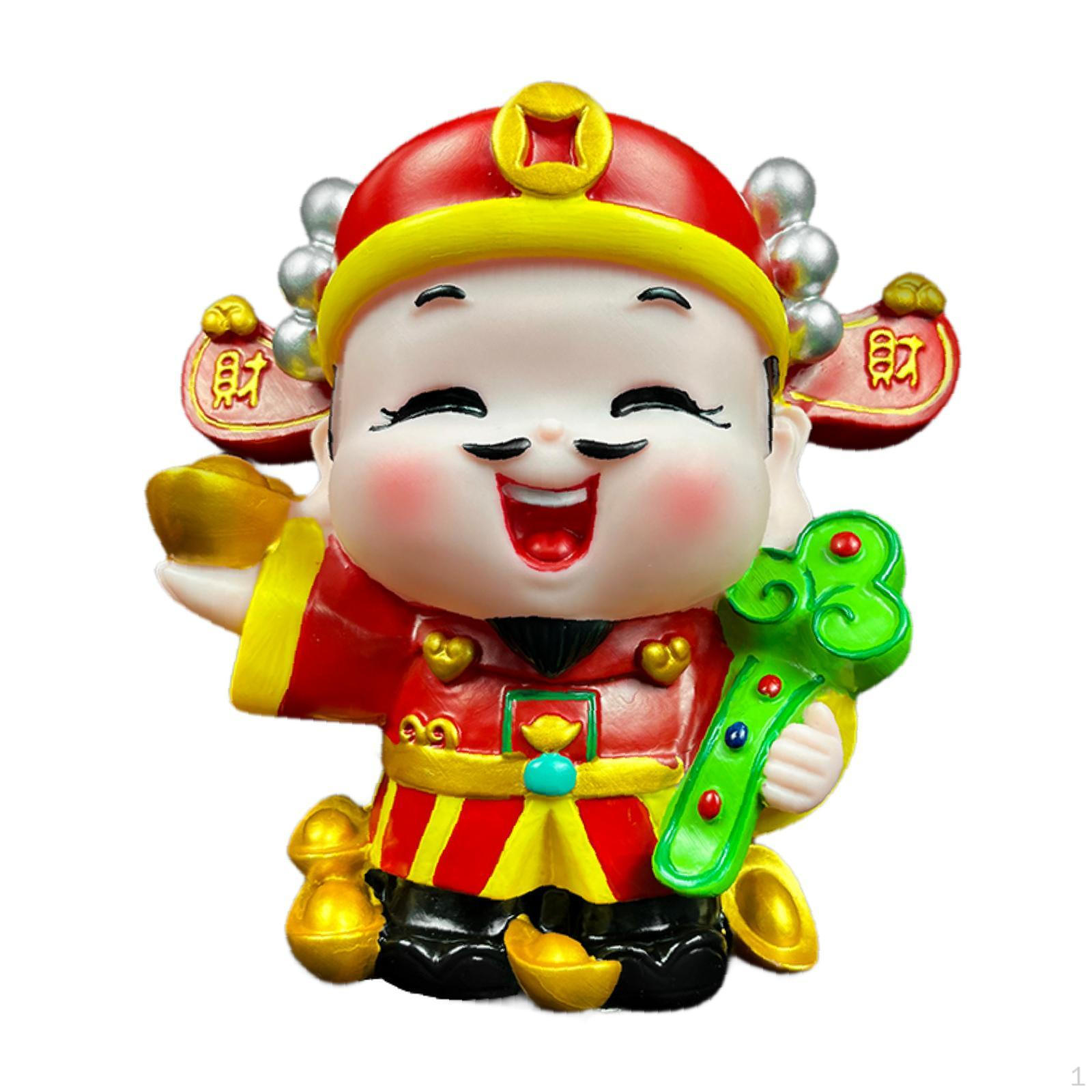 

God of Wealth Money Bank Child Save Настольный большой размер горшка для мелочи для новоселья красный