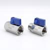Mini Valvola a Sfera: Acciaio Inossidabile 304/316, Filettatura M/F da 1/8", Doppio Maschio da 1/4", Doppio Femmina da 3/8", Tipo Pagoda.
