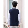 Autumn and Winter Sweater Vest Men's Solid Color V-neck Sleeveless Waistcoat Youth Trend Men's Knitted Vest
