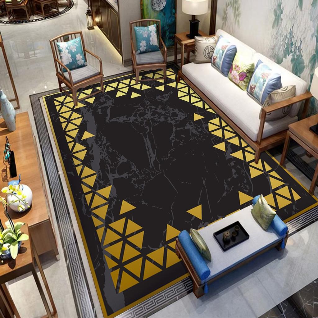 Europe Luxury Style Carpet Living Room Sofa Bedroom Bedside Study Kitchen Entrance Door Rug Non-slip Modern Fashion Decor Mat