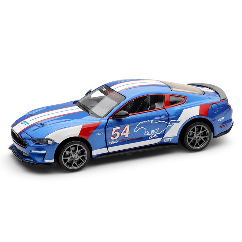 

1/34 Scale Ford Mustang GT2018 Alloy Car Model Adult Collectible Toys Racing Car Model Ornament синий