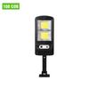 128 COB Solar Street Lights Outdoor Security Light Wall Lamp Waterproof PIR Motion Sensor Smart Remote Control Lamp 500-1000W
