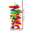 Eco-Friendly Bird Chew Toy Natural Wood Bird Parrot Toy Durable Parrot Chew Toy  For Cockatoo