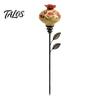 Nature Inspired Outdoor Decor Hummingbird Feeder Garden Stake, Vintage Resin Flower Decorative Feeder, Wild Hanging Bird Feeding Station Nectar
