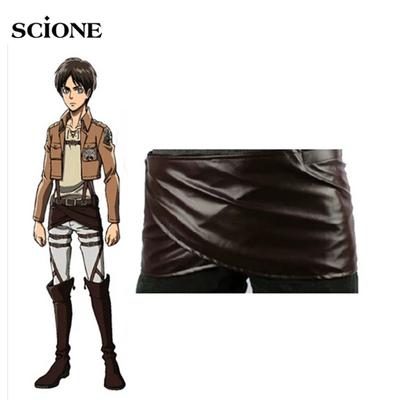 SCIONE Attack On The Giant Cosplay Anime Costume Investigation Corps Cloak Leather Skirt Cosplay Costume