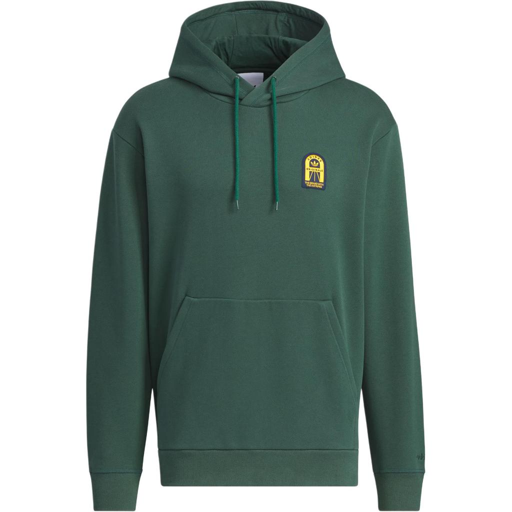 Adidas Originals Graphic Hoodie Comfortable Sweatshirt Men Hoodies Mineral-Green JD3245