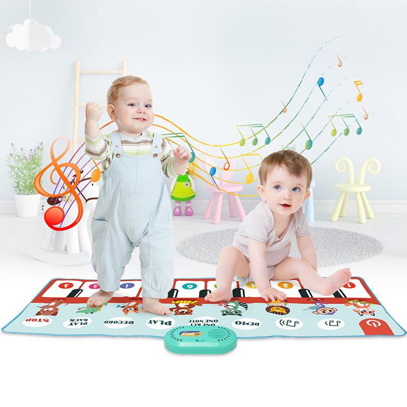 Interactive Children's Piano Mat: Educational Music Carpet for Parent-Child Play