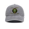 Printed Washed Distressed Soft Top Baseball Cap Unisex Sun Visor Baseball Cap