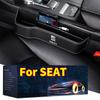 Hot New B5 Car Gap Slit Pocket Seat Organizer Storage Box Car Accessories For SEAT Ibiza Leon Arona Ateca Tarraco Alhambra Cupra