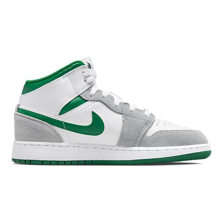 Jordan 1 Mid SE White Pine Green Smoke Grey GS DC7248-103