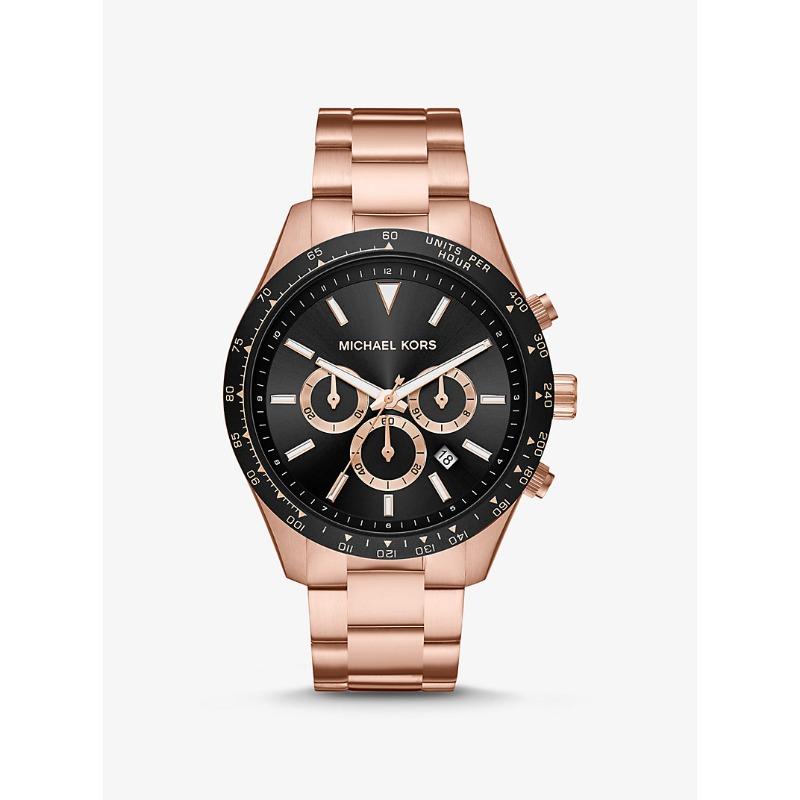 Мужские часы Michael Kors Oversized Layton с покрытием цвета розового золота MK8824 розового золота