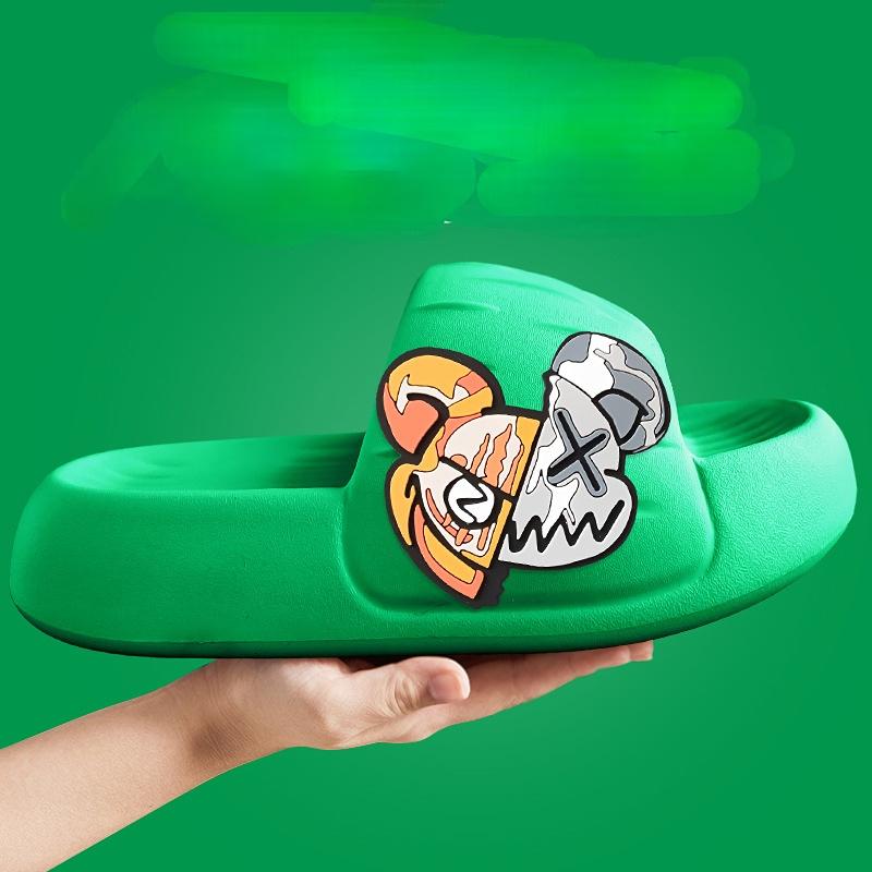 Men's Slippers Fashion Soft Bottom Non-slip Ladies Slippers Fashion Thick Bottom Casual Shoes New Large Size Slippers for Men