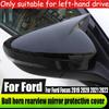 For Ford Focus Bull Horn Rearview Mirror Protective Cover Automotive Exterior Decoration Accessories Tools