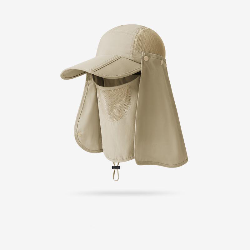 Summer Sun Hats UV Protection Mask Scarf Caps Men Women Hiking Camping Visor Bucket Hat Outdoor Hunting Fishing Cap Baseball Cap