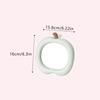Ins Decorative Mirror Apple Shape Makeup Mirror Desktop Cosmetic Mirrors For Bedroom Dormitory Desk Accessories Home Decor