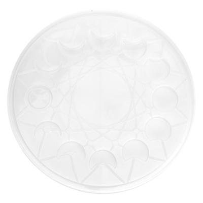 Moon Round Mold Pendant Silicone Tray Mould Storage DIY Vintage Casting Craft Ornament