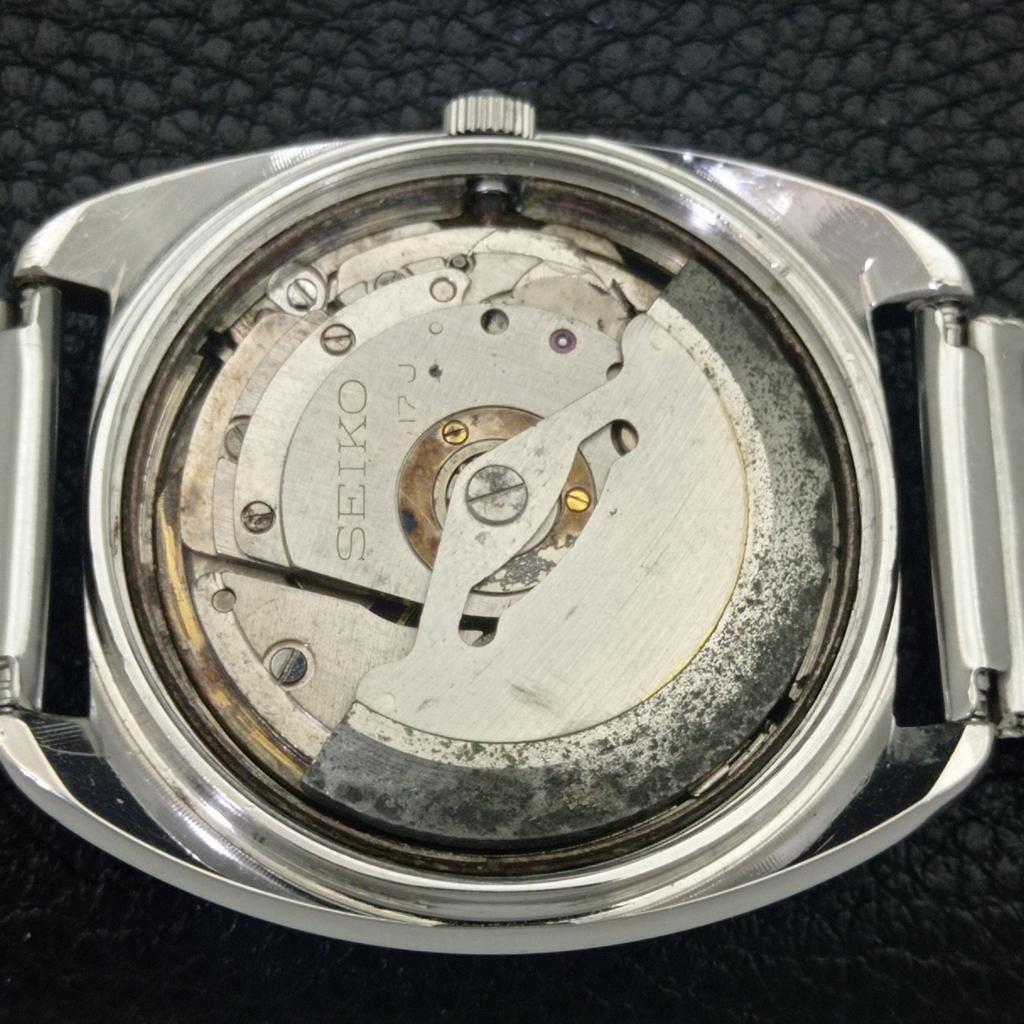 Seiko SPORTSMATIC VINTAGE JAPAN 7625E MENS CREAM COLOR DIAL WATCH A703935-1 R213g-a703935