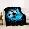1pc Soccer Ball blanket Soft Warm Lightweight Perfect for Travel Camping Picnics Sofa Office Bed Living Room Ideal Gift for Friends and Family