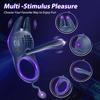 Vibrator Cock Ring Penis Ring for Men Remote Control Erectile Stimulator G-Spot Clitoral Chastity Cage Sex Toy for Men or Couple