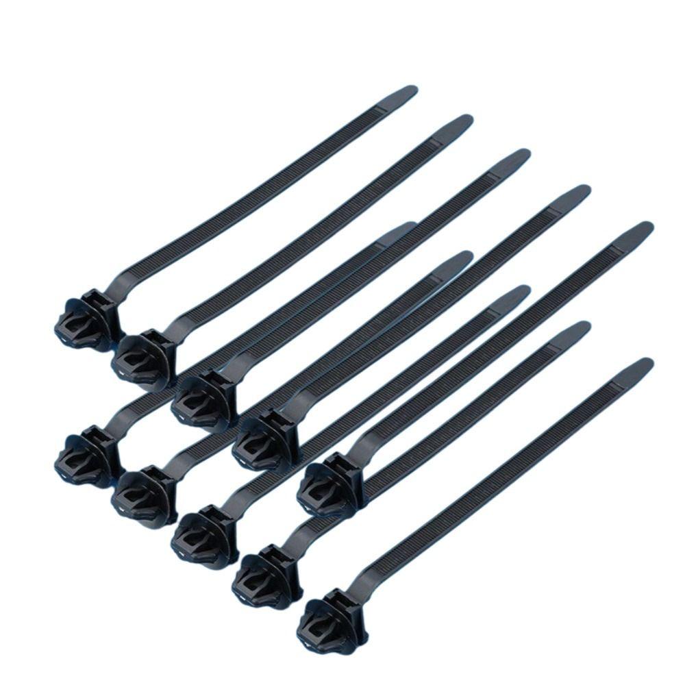 10pcs 158x7mm Automotive Cable Tie Nylon Auto Fasteners Cable Tie Strap  Automotive Wire Management