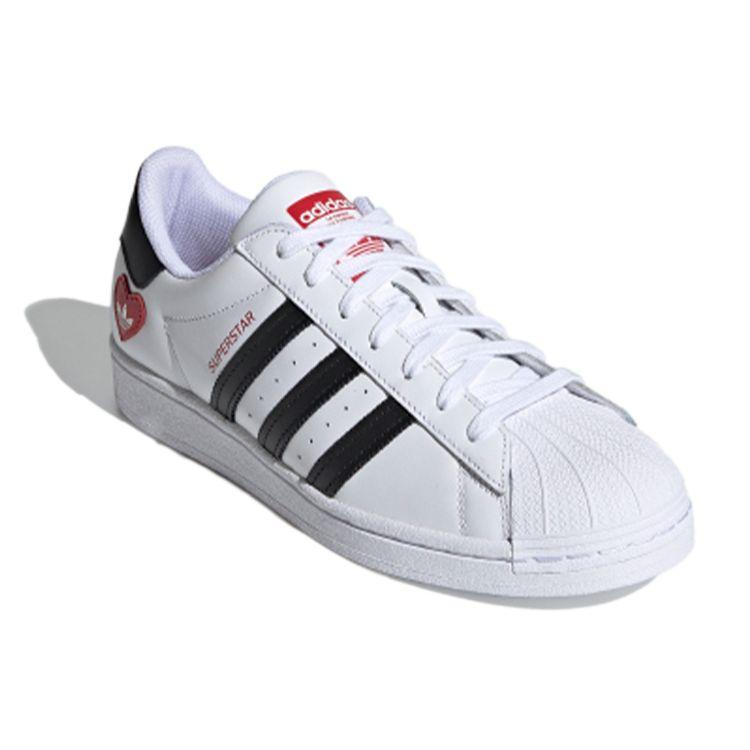 Adidas Superstar Valentines Day Unisex Sneakers White Cloud-White Core-Black FZ1807