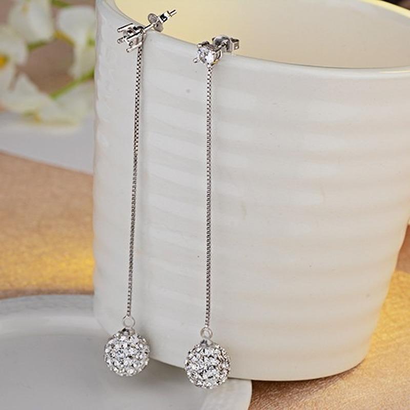 Lindon Ohrringe aus Zirkon-Kupferlegierung, Tropfenohrringe für Frauen, Hochzeit, Party, Geschenke