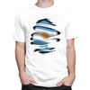 Individuelles Argentinien Zerrissene Flagge Tattoo T-Shirts für Herren Kurzarm T-Shirt Argentinisch Stolz T-Shirt Lockere Passform 100% Baumwolle T-Shirt Geschenk