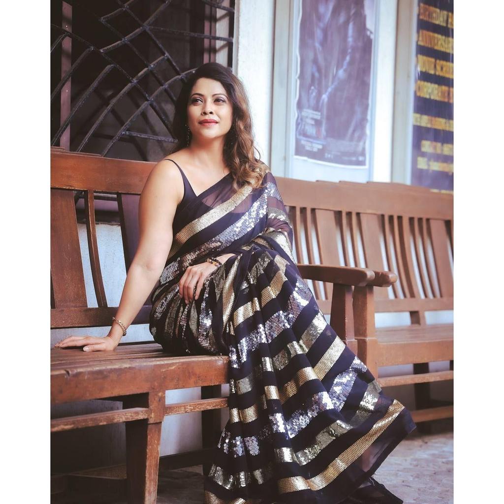 Presenting You Most Beautiful Seqwance Saree Collection, Blouse (Need To Be Stitched As Per Size And Fit)