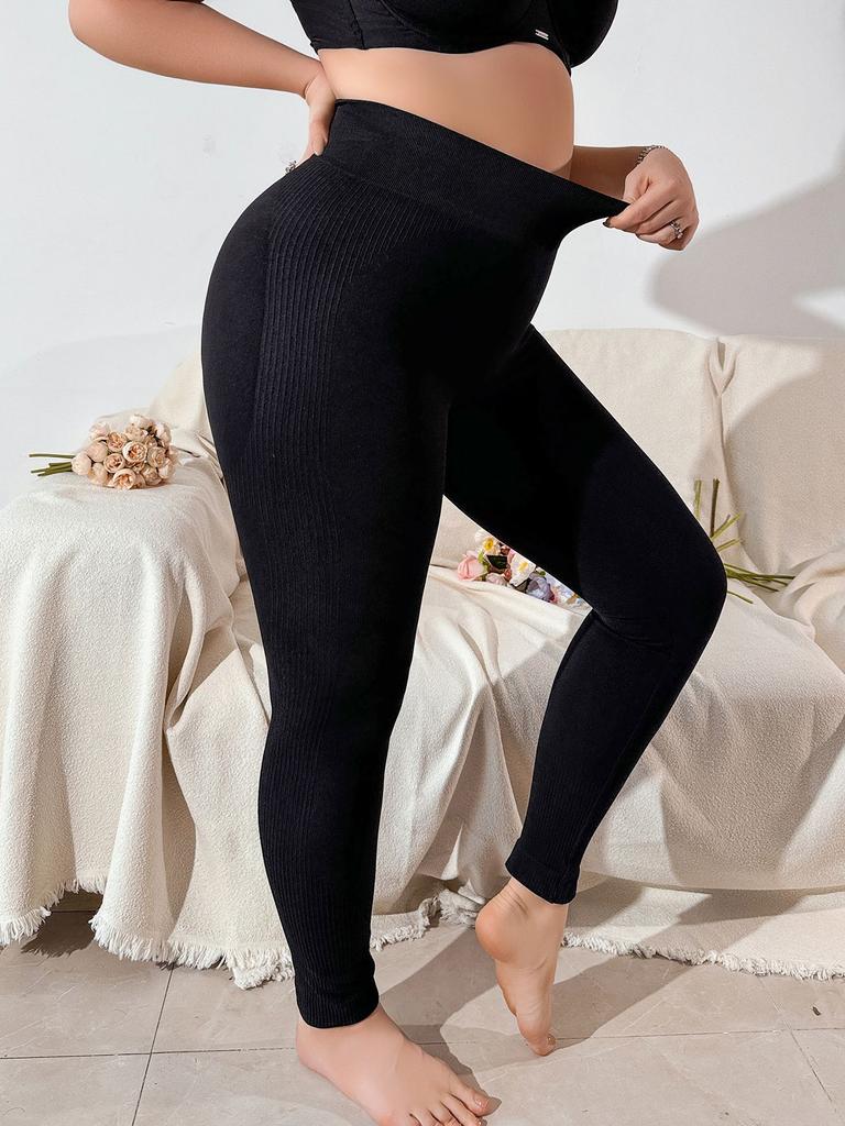 Winter Warme Unterteile Einfarbig Verdicktes Samt Warmes Unterteil Hohe Taille Hochelastische Hose Nach oben Drückende Enge Strumpfhose Damen