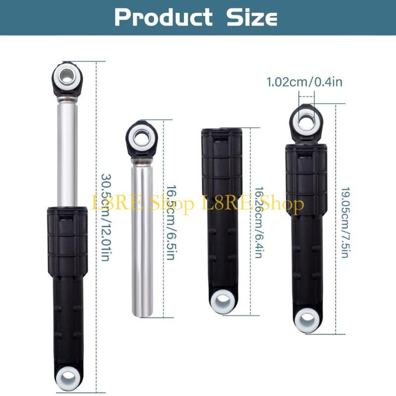 L8RE 4Pieces Washer Vibration Damper to Reduces Noise and Movement Laundry Part