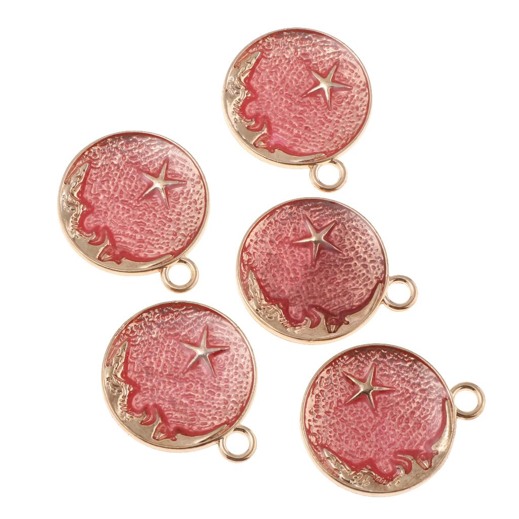 

DIY Ювелирные Изделия Ручной Работы Луна Звезда Кулон Ожерелье Серьги Аксессуары Зеленый