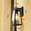 Modern IP65 LED Lights Waterproof Retro Design for Outdoor Wall Lamps Garden Lighting-Made In China