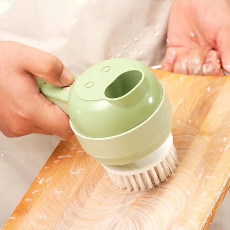 4 IN 1 Home Kitchen Electric Vegetable Cutter Food Peel Slicer Handheld Wireless Garlic Masher Food Chopper Meat Grinder
