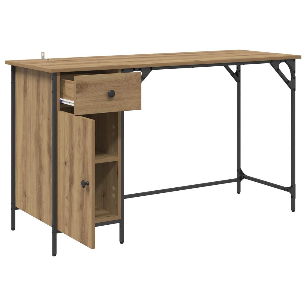 Computer Desk Artisan Oak 131 x 48 x 75 cm Particleboard