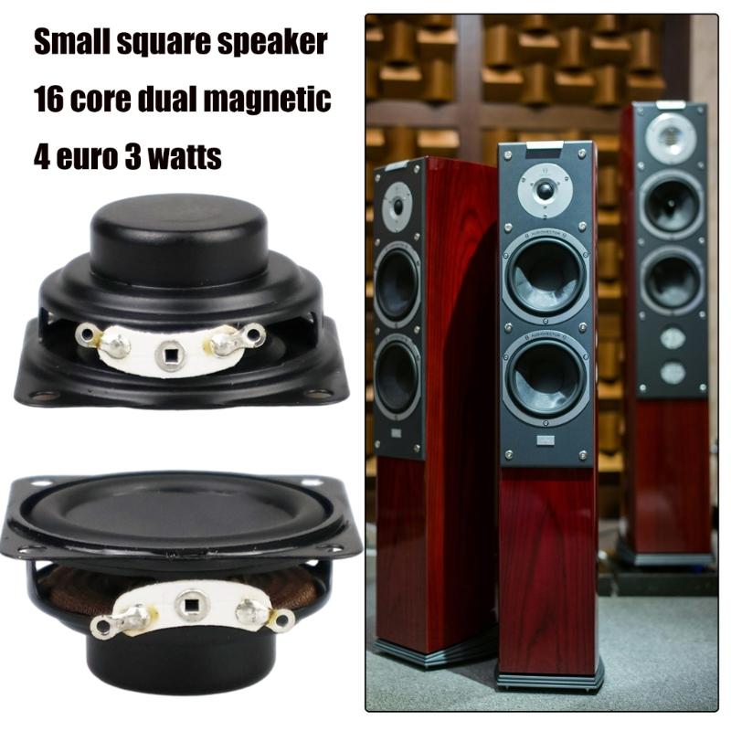 2 Stück 1,5 Zoll Tragbare Lautsprecher Vollbereichslautsprecher 4 Ohm 3W Stereo-Lautsprecher Tieftöner-Lautsprecher Heimkino-Zubehör