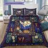 Cartoon Pattern Bedding Quilt Set Quilt Cover Pillowcase Home Decoration Birthday Gift (1 * duvet cover + 2 * pillowcase, without core)