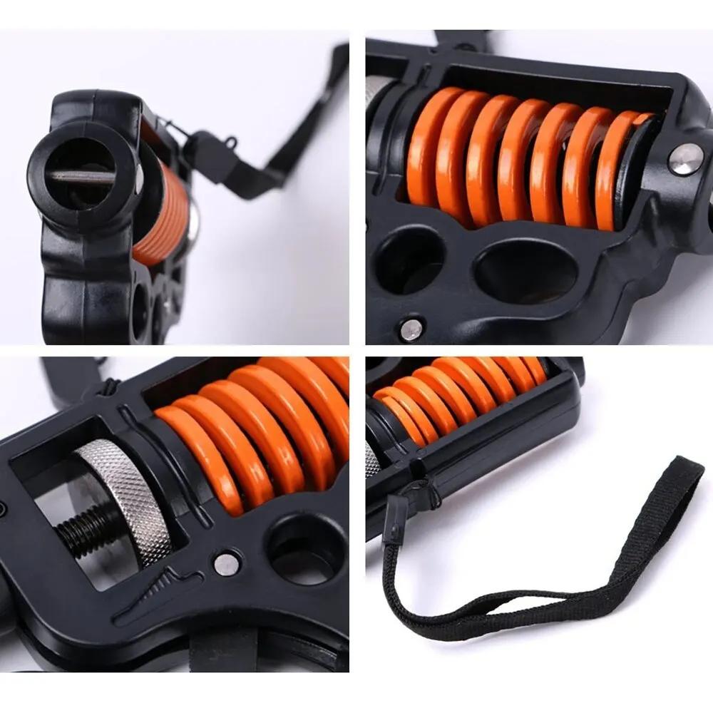 5-165kg Adjustable Size Heavy Hand Grip Strengthener Finger Expander Arm Wrist Forearm Trainers Fitness Steel Spring Exercise