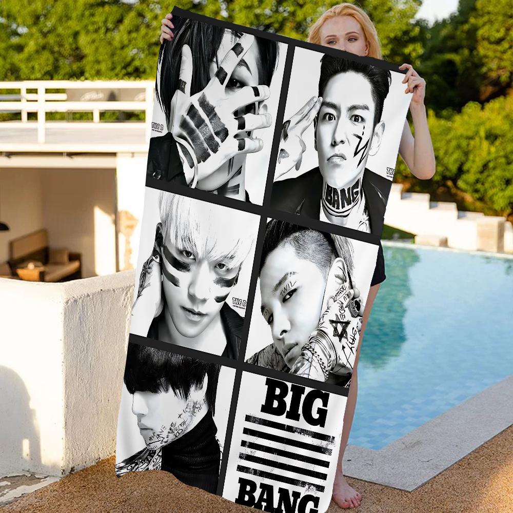 BIGBANG-Affiches Autocollantes  Microfiber Beach Towel Absorbent Quick Dry Soft Yoga Swimming Resort Mountain Climbing Towel