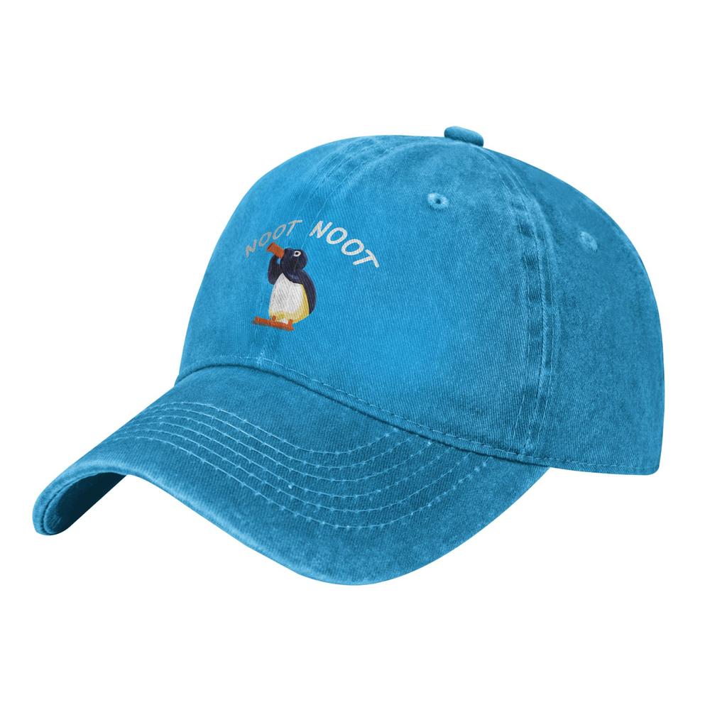 Noot Noot Pingu Unisex Baseball Caps Funny Penguin  Distressed Denim Caps Hat Vintage Outdoor Summer Gift Snapback Hat