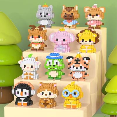 Cat Micro Diamond Small Particles Assembled Building Blocks Animals Mini Brock Building Construction Toys for Kids Boys 9 To 12